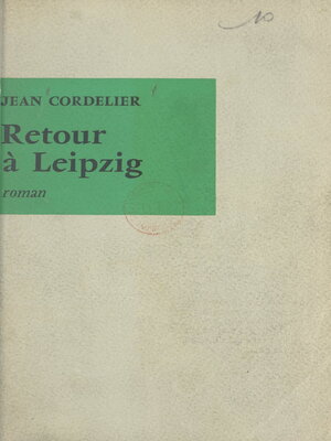 cover image of Retour à Leipzig